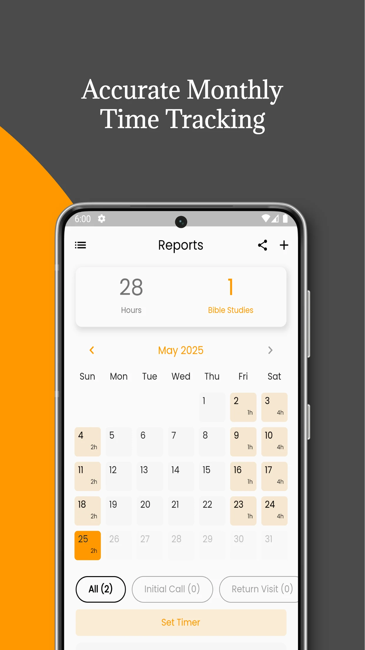 Field Service Record. screenshot